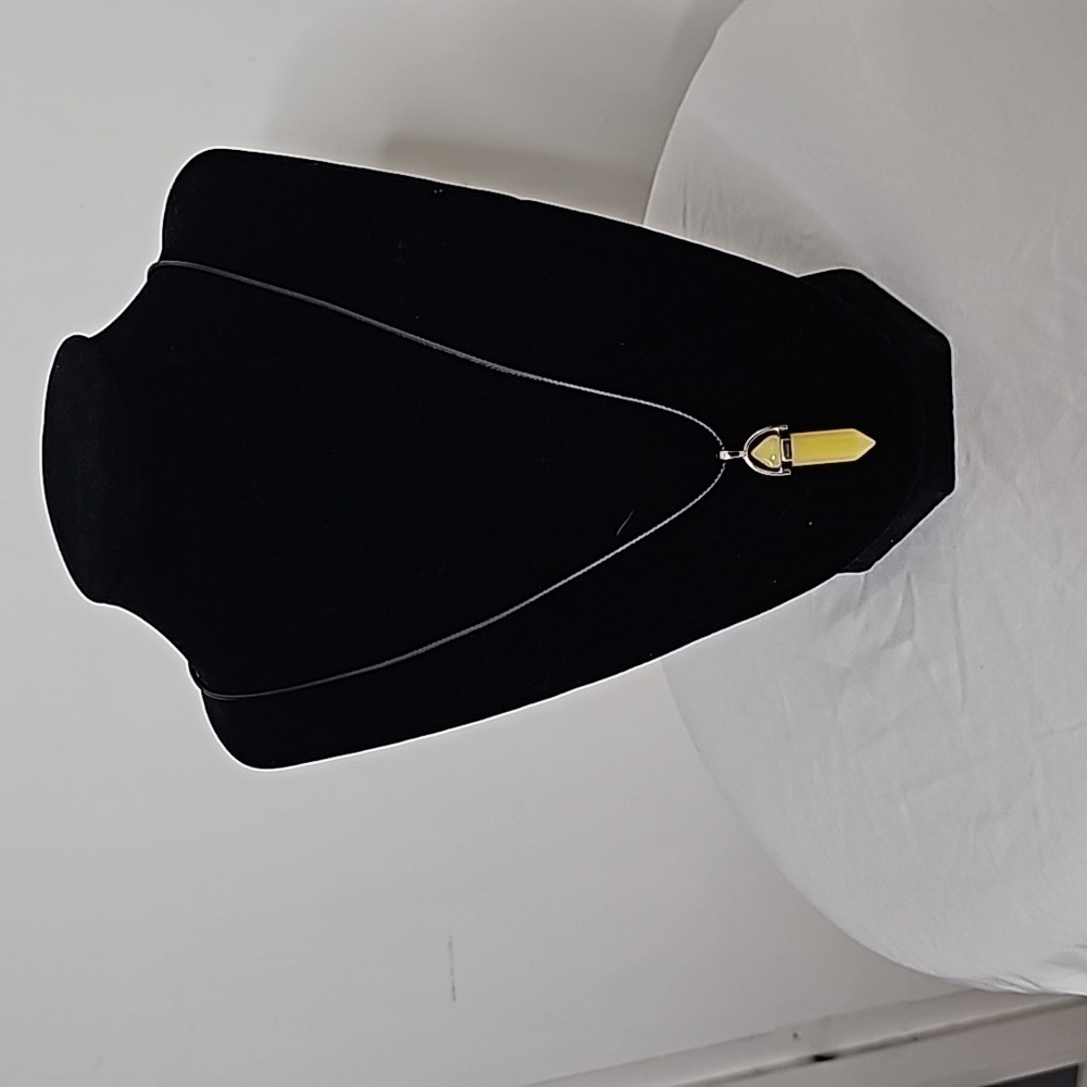 Yellow - Bullet Gemstone Necklace